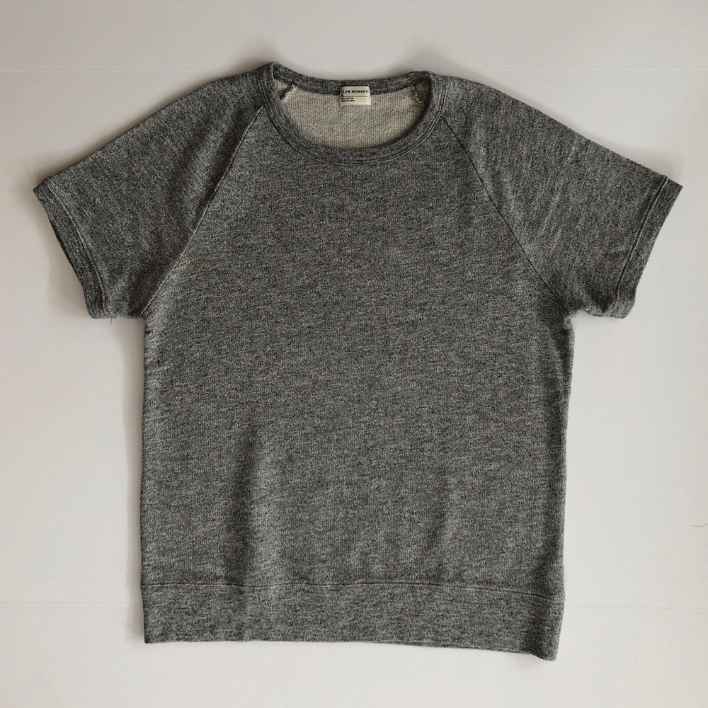 Club Monaco Short Sleeve raglan Sweatshirt